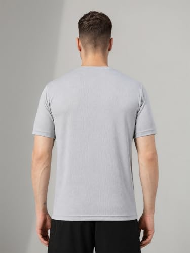 Image of CHKOKKO Gym T Shirts for Men Workout Activewear Solid Quick Dry Sports Tshirt for man Breathable Lightweight Half Sleeve Regular Fit Round Neck Running Boys T Shirt