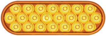 Optronics SLL72AB1 Yellow 6" Oval Warning Lamp