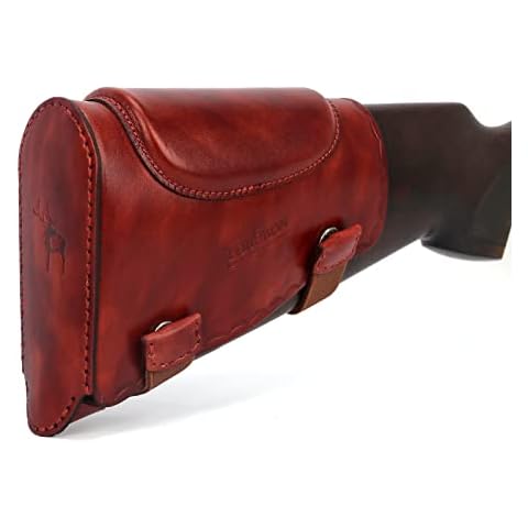 Almohadilla de cuero para rifle de escopeta TOURBON para cazadores zurdos y diestros Cover