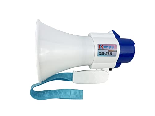 Megáfono Portátil, Altavoz Megáfono De Transmisión Ultra Larga De 500 Metros, Megáfono De Mano con Grabadora De Voz, Recargable por USB.