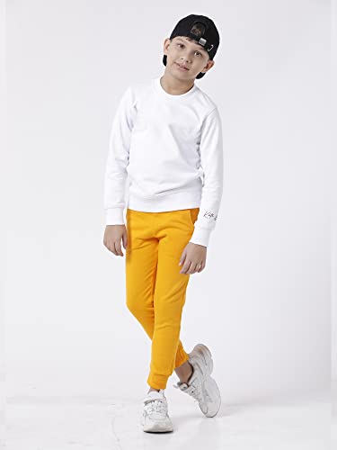 Image of KYDA Kids Unisex Kids Mid Rise 100% Cotton Track Pant - Regular Fit | Pack of 1