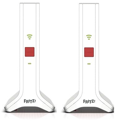 Fritz!Mesh Set 4200, set da 2 pezzi (2 X Fritz!Ripetitore, ideale per router Internet o modem in fibra ottica (ONT), copertura Wi-Fi per 3-5 stanze, Triband Wi-Fi 6 fino a 4.200 Mbit/s, versione - Powerline - Immagine 1