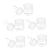 SOLUSTRE 5pcs Weighing bottle Glass Weighing Jar Tool Laboratory Holder glass sample bottle flask glass gravity Experiment Sampling Simple Pycnometer