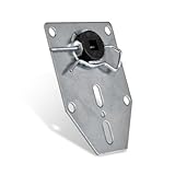 Incluye pasador de seguridad JAROLIFT Soporte de motor SLLAU Cojinete universal de desenrollamiento para motores de persianas (10mm perno cuadrado)