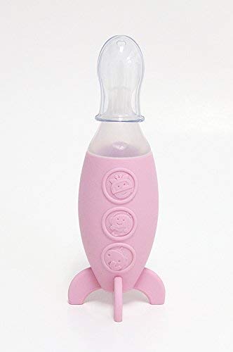 Marcus & Marcus Silicone Baby Feeding Spoon Dispenser, Blue