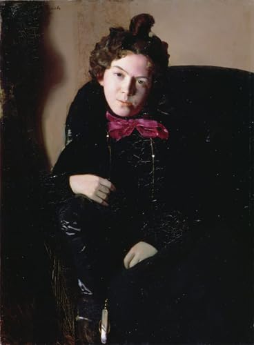 Portrait d'Anna Petrovna par Somov - Affiche d'Art 60x90cm