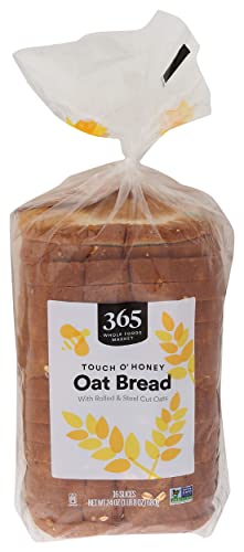 365 By Whole Foods Market, Bread Sandwich Touch Of Honey And Oat, 24 Ounce #TOP22