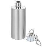 Capacité optimale : mini-flasque conçue avec une capacité adaptée aux préférences de chacun, évitant le gaspillage, flasque de poche en acier inoxydable, flasque porte-clés