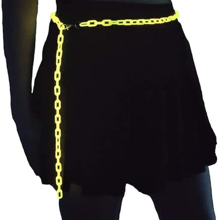 Miniatura 2 de Colorful Chain Belt  Rave Festival Concert Accessories  Chain Jewelry  Rave Outfit  Festival Outfit (3XL-LIME)
