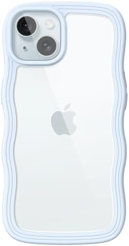 Coque Silicone Antichoc Ondulée Pour IPhone 16 à 11 - Design Ergonomique Antidérapant