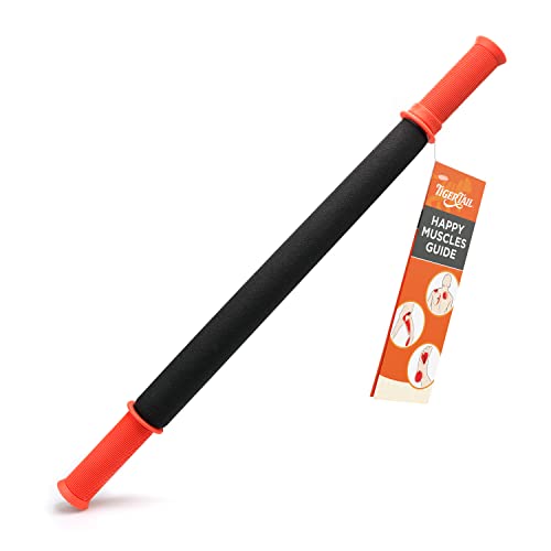 Image of Tiger Tail 22in Massage Stick Portable Roller, Handheld, Deep Tissue Foam Roller, Body Massage and Myofascial Release Tool for Legs, Neck, Calves, Thighs, Shins & Back, The Long One 22, Made in USA