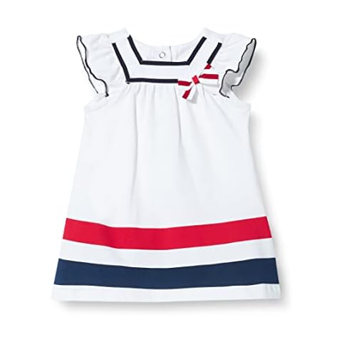 Chicco Baby - Mädchen Kurzärmliges Kleid, Weiß (660), 12 Monate Cover