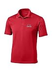 Sport Your Gear Lamar Cardinals Prime Athletic Logo Micropique Moisture Wicking Lightweight Golf Polo (Red - Large)