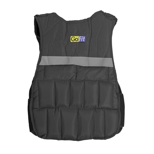 Gilet lesté avec poids amovibles GoFit pour cross-training