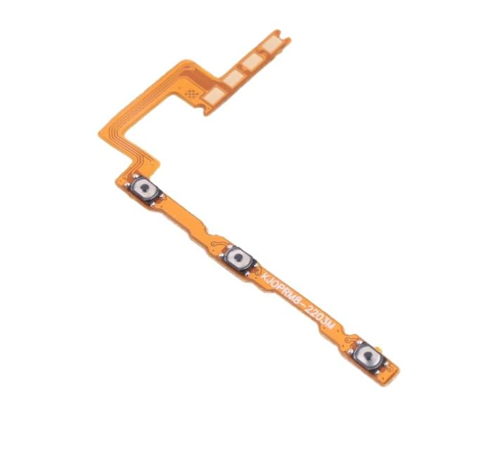 Ekon Power On/Off Volume Button Up Down Flex Strip Cable Compatible With Realme 8 (4G)