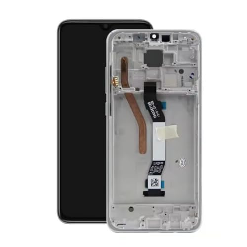 Écran LCD pour Xiaomi Redmi Note 8 Pro blanc avec châssis et vitre tactile