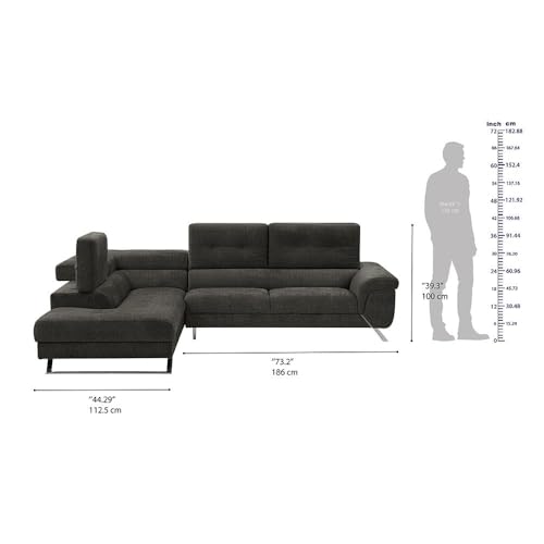Image of Wakefit Sofa Set | 5 Year Warranty | Sofa 1 Seater, 1 Seater Sofa for Living Room, Wooden Sofa Set, Single Seater - Azores(Robin : Beige)
