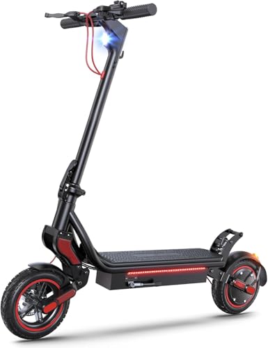 isinwheel Electric Scooter for Adults & Teens, 1000/750/500/350W Powerful Motor, 37/28/23/21 Miles Long Range, 28/25/22/18 MPH Top Speed, Foldable Commuting E Scooter for Campus, Commuting, Off-Road