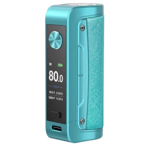 INNOKIN Coolfire Z80 NEX Vape Mod [Turquiose] - [Requires 18650 Battery - Sold Separately] 80W, USB-C Fast Charging, Button Activation, Nicotine Free