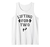 Lifting for Two Funny Pregnancy Workout Tank Top