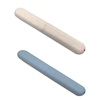 CCLKHY 2 Stück Zahnbürsten-Etui, Zahnbürstenbox, Zahnbürstenkopf Schutzhülle, Zahnbürste Container, Tragbare Zahnbürstenhülle Geeignet für Reisen, Familie