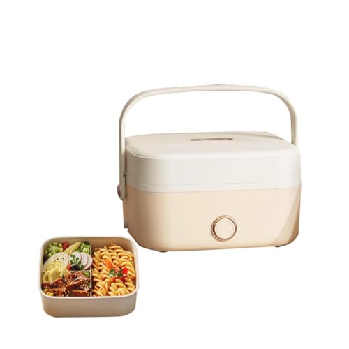 Fiambrera eléctrica de 1.0 L - Heatbox - Calentador de alimentos portátil con recipiente hermético, con un solo botón de encendido, para el hogar y la oficina, 200 W