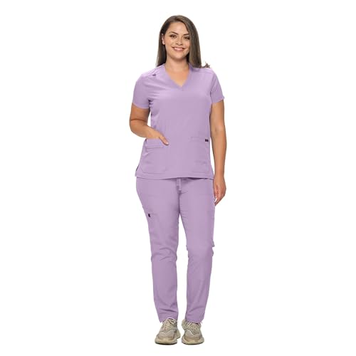 image for Monarch Uniforms Scrub Sets in Regular and Petite Stretchy Scrubs for 