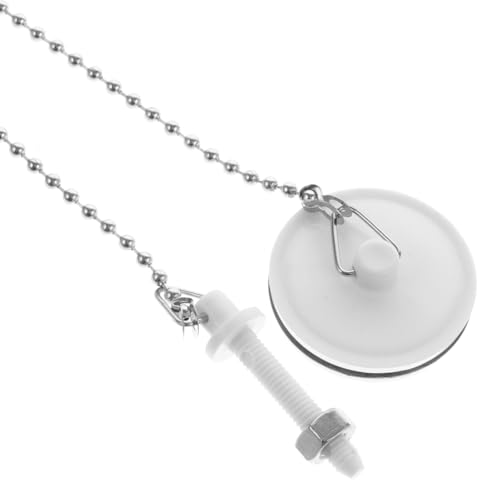 COOPHYA Tapón Bañera con Cadena Resistente para Fregadero y Lavabo Práctico y Seguro para Baño y Cocina Fácil Limpieza y Uso Versátil Desagües de Bañera Ducha y Lavadero