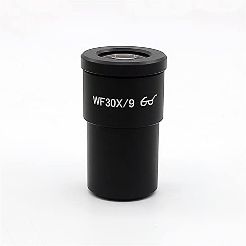 Microscope 25X 30X High Eye Point Wide Angle Eyepiece Stereo Microscope Eyepiece Mounting Size 30mm 1pc(WF30X-9mm)