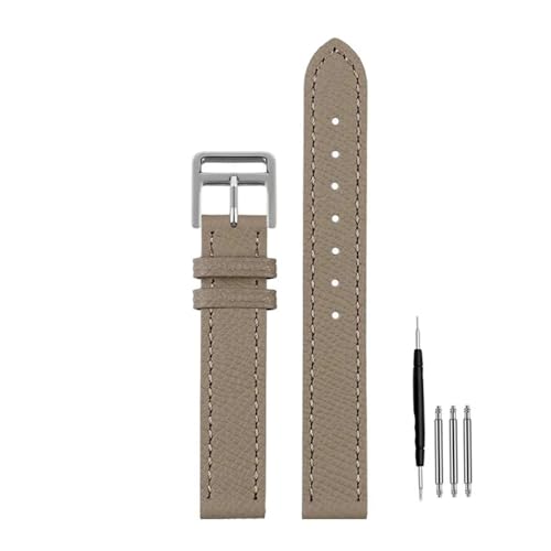 [^ubg] Compatible With Hermes H Genuine Leather Watch Band HOUR Series Square Dial Thin Orange Cowhide Watch Band 14mm 16mm 18m