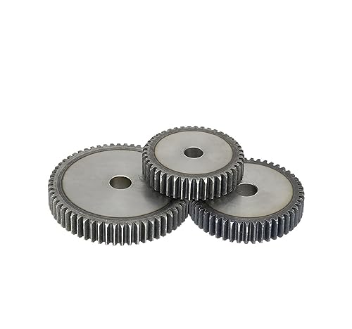 Bevel Gear Pinion Hardware Mechanical 1pcs Cylindrical Gear 1.5M-53/54/55/56/57/58/59/60/61/62 Teeth Carbon Steel Flat Gear(1.5M54T - Bore 14 mm)