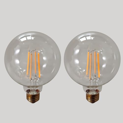 LED電球 E26口金 100W形相当 電球色 ボール球形 1520lm フィラメント クリア電球 全方向タイプ 省エネ 断熱材施工器具対応 密閉器具対応 調光器非対応 2個入