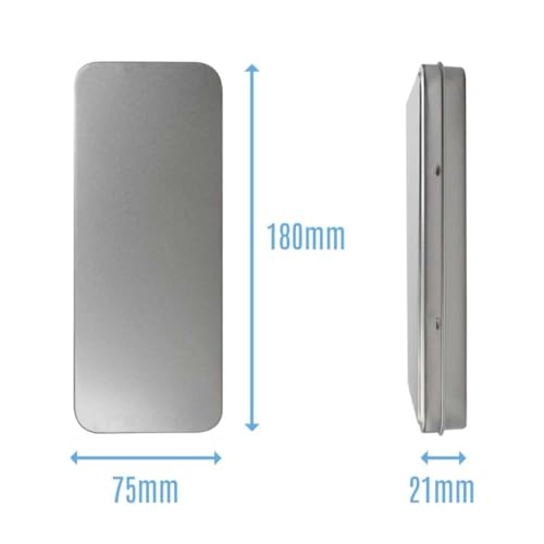 Azeeda 'Egg Carton' Metal Hinged Stationery Tin/Storage Box (TT00319132) - Image 2