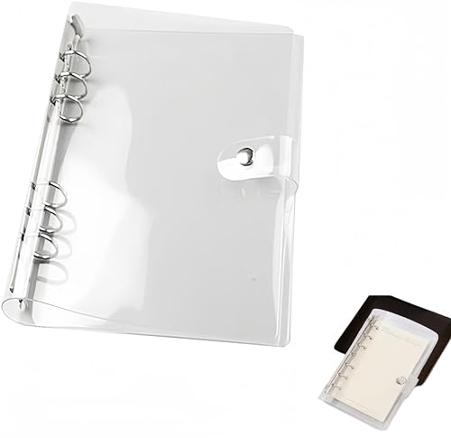 Amazon | Jiayichengju システム手帳 透明ポケット システムメモ