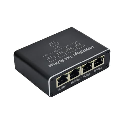 Splitter Ethernet da 1 a ad alta velocità 1000 Mbps adattatore convertitore per router display del computer con cavo di alimentazione USB