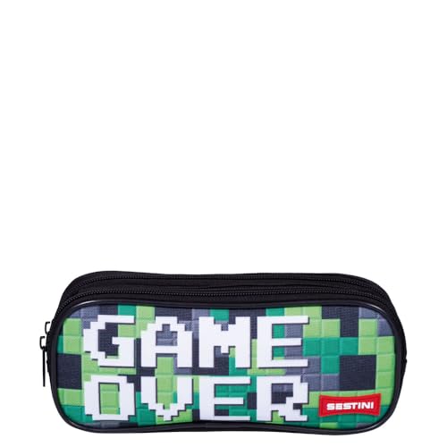 Estojo 2 Compartimentos Sestini 21M Plus Game