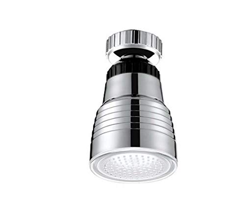 Image of inchSNOMYRS 3-Color Temperature Sensitive Gradient LED Faucet Light Circular 360 Degree Rotatable Color Changing Faucet Tap Sink Faucet for Kitchen and Bathroom (3 Color-1PC-360- Circular) inch
