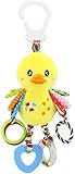 ♥ 【Lustiges Spielzeug für Kinder】 Kleinkindspielzeug ist mit blattförmigem Beißring, Crinkling-Papier (fühlbar und hörbar), Sicherheitsspiegel (Neugierde), Rasselring (praktische Fähigkeit und hörbar), Sound-Taste(Greifen und Hörvermögen). Perfektes Ostergeschenk / Weihnachtsgeschenk / Geburtstagsgeschenk / Reisegeschenk.