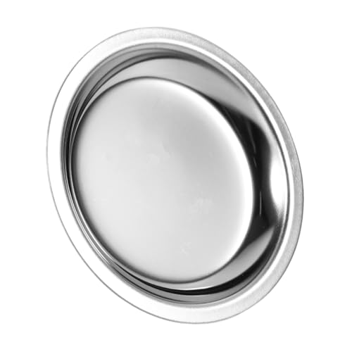 Ciieeo Portabustine Tè in Acciaio Inossidabile Piatto Sottobicchiere Rotondo Antigraffio Per Protezione Tavolo Design Leggero e Durevole Per Uso Quotidiano