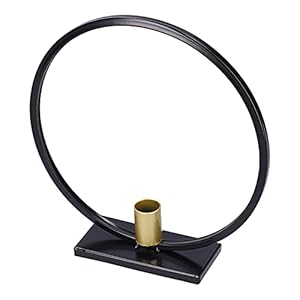 Dussdote Okrągły Kinkiet Świecznik Metalowy