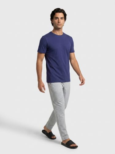 Image of Park Avenue Men Regular Fit Solid Pattern Pure Cotton Round Neck T-Shirt
