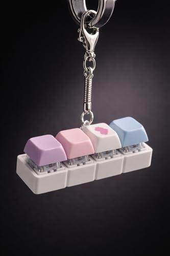 Image of Questsole Clicky Fidget Keychain - Satisfying Mini Keyboard for Stress Relief (MODEL-51)