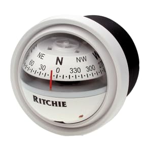 Brújula Ritchie V-57w.2 Explorer Dash Blanca miniatura 2