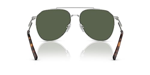 Dolce & Gabbana Sunglasses DG 2296 05/9A Silver Dark Green Polar3