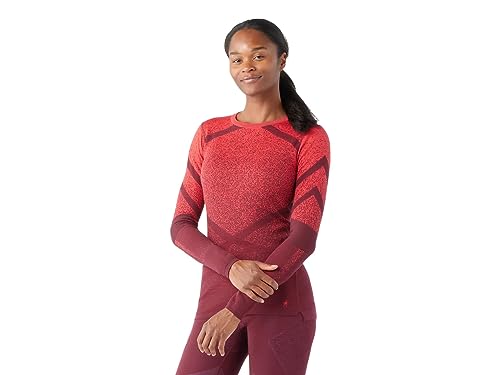 Smartwool Women's Intraknit Thermal Merino Base Layer Pattern Crew