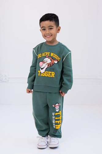 Image of Disney Christmas Fleece Sweatshirt and Pants Outfit Set Newborn to Big Kid Sizes (Newborn - 10-12)