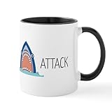 CafePress Shark Attack Mugs 11 oz (325 ml) Ceramic Coffee Mug