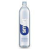 smartwater vapor distilled premium water bottle, 1 Liter