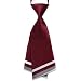 Fashion Lady's Pre-Tied Silk Necktie, Women's Costume Necessary, Darkred