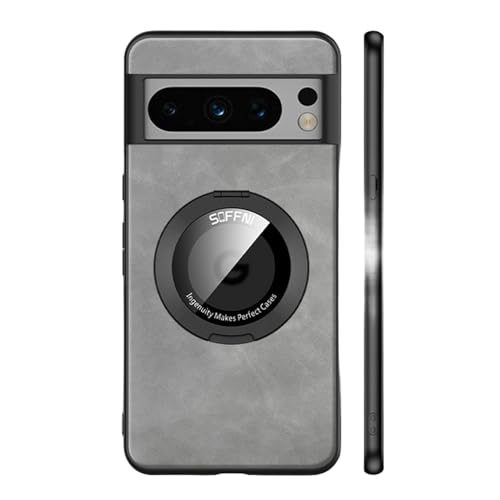 Coque Google Pixel 8 Pro MagSafe béquille invisible grise